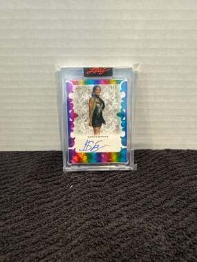 2023 Leaf Superlative Signatures Sasha Banks Mercedes Mone Auto 1/9